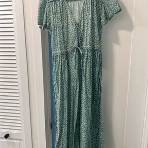 BRAND NEW Christy Dawn The Dawn Dress Berry Ditsy Teal Floral Maxi Dress